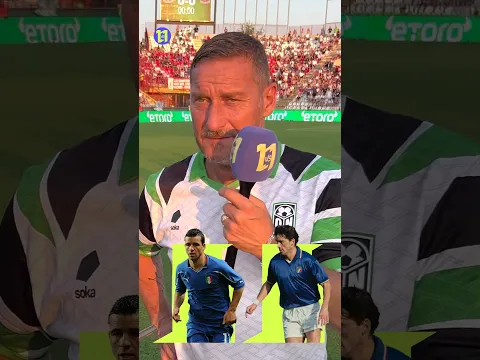 Video Thumbnail: TOTTI ELEGGE IL MIGLIOR 10 ITALIANO DI SEMPRE 🐐🇮🇹 #calcio #shorts