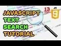 JavaScript Search 3 - Highlighting the search result