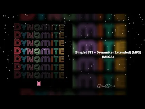 Download MP3 [DOWNLOAD][Single] BTS – Dynamite (Extended) (MP3)(MEGA)