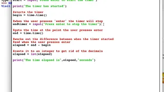 Stopwatch in Python