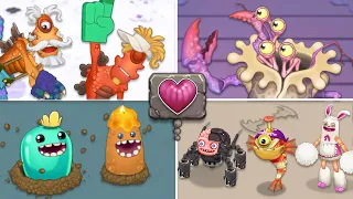 Unklaw, bb$quad, Dipster Variants & NEW Costumes - All Animations & Breeding (My Singing Monsters)