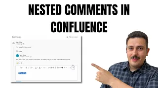 How to use Nested comments in Confluence