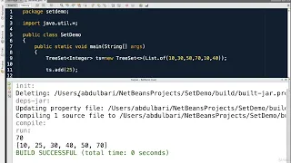 25 5 TreeSet vs LinkedHashSet in Java Set Interface Abdul Bari Java Course
