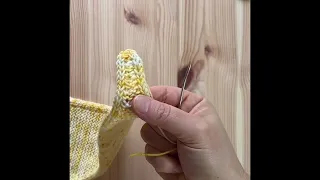 Grafting The Last 6 I Cord Stitches Together To Form A Neat End Of The Simple Thing Shawl 