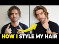 MEN S HAIRSTYLE TUTORIAL How To Style Medium Length Hair Alex Costa