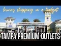 Tampa Premium Outlets Florida Luxury Designer Stores Shopping Scenic Walkthrough