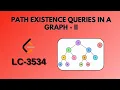 Path Existence Queries in a Graph II - Leetcode 3534 Java Hindi