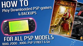 play downloaded u0026 backup games on your psp works for every model of psp