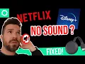No Sound in Netflix and Disney w Chromecast