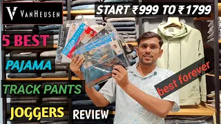 VANHEUSEN 5 BEST TRACK PANTS REVIEW Best Quality Joggers Pajamas and Track Pants