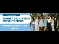 2026 Summer Intern Final Presentations