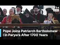 FULL UNSEEN HOLY PRAYERS: Pope Leo XIV Joins Orthodox Leader Bartholomew I in Prayer Ceremony | AK1B