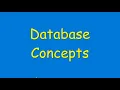 Oracle SQL Tutorial 1 - Database Concepts