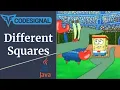 Different Squares - Codesignal