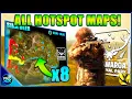 ALL 8 HOTSPOT MAPS Te Awaroa Guide - theHunter Call of the Wild