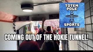 Coming out the Hokie Tunnel for the VT and Miami game