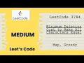 Leetcode 3784 Minimum Deletion Cost to Make All Characters Equal Greedy Map O N Medium