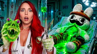 Abrí el PELUCHE MALDITO de BARNEY del HOSPITAL de ANIMALES y descubro su OSCURO SECRETO🔪​*Deep Web*