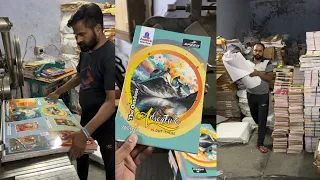 Mega Notebook Making Factory | Art of Making School Notebooks |