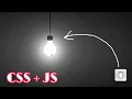 Switch On Off Light Bulb With Sound using Html CSS Javascript