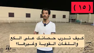  تعلم ركوب الخيل   ١٥   كيف تدرب حصانك على الكع واللفات القوية وغيرها  دندنها