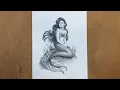 Drawing Mermaid How to Draw Mermaid step by step