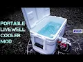DiY Portable Livewell Cooler Optimal Setup Flow-Rite Systems fishing