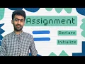 Assignment Declaration and Initialization Python Mastery Ep-8 code io - Tamil