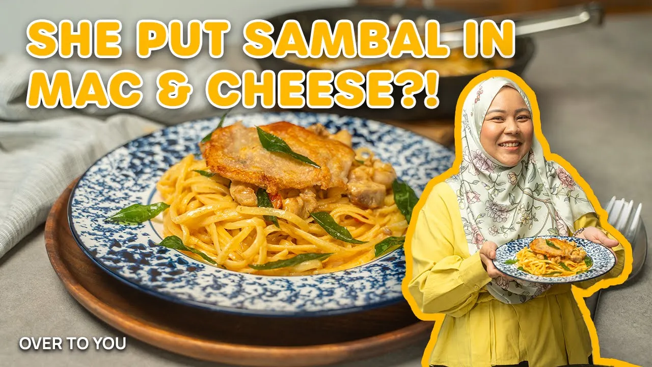 Sambal Queen brings CMIO together through this Spicy Salted Egg Yolk Pasta   Over To You - Sharmee