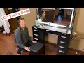 YITAHOME LED Vanity Desk 46in Makeup Table 11Drawers