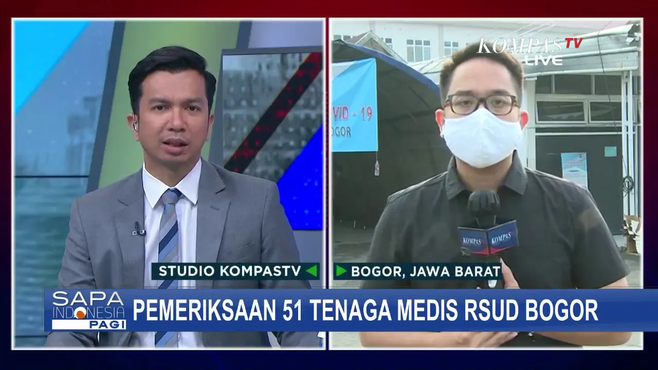 Bogor, tvOnenews.com - 51 tenaga medis di RSUD Kota Bogor yang terindikasi Covid-19 versi rapid test. 