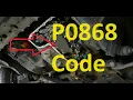 Causes and Fixes P0868 Code Transmission Fluid Pressure Sensor Low