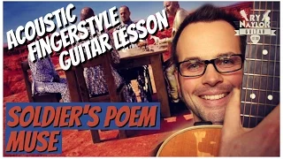 Download Soldier's Poem Guitar Lesson - Muse - Acoustic Fingerstyle Picking Patterns in 6:8 Time MP3