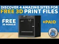 Download Lagu Four Amazing Sites for Free (and Paid) 3D Print Files