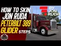 How to Skin Jon Ruda s Peterbilt 389 Replace DDS Files for Custom Logos - ATS Tutorial