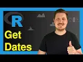 Extract Dates from Time Series 2 Examples zoo lubridate Packages as yearmon date - decimal