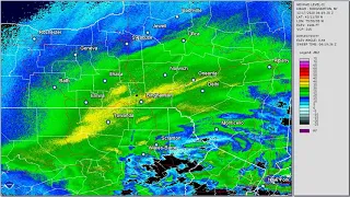 NWS Binghamton Radar Loop December 16-17 2020