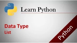 Python Tutorials 3 Data type - List