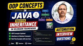 OOP Concepts in Java Master Inheritance in Selenium Framework Automation Interview Questions