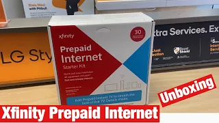 Xfinity Prepaid Internet Unboxing