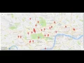 AngularJS Google Map search based on the geo location XML Feed