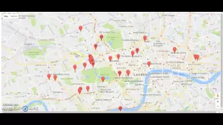 AngularJS Google Map search based on the geo location XML Feed