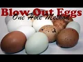 How to Blow Out Eggs for Crafts