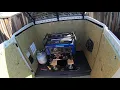 DIY Generator Shed Build - Quiet Sound Insulation with Exhaust Muffler
