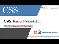 CSS rule priorities - CSS Precedence