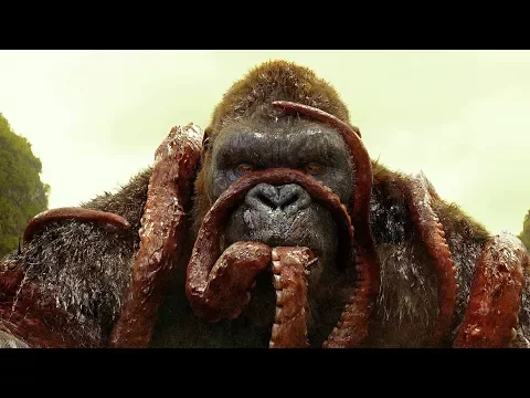 Download MP3 KONG vs GIANT SQUID  - Fight Scene - Kong: Skull Island (2017) Movie Clip HD