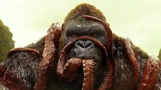 KONG Vs GIANT SQUID Fight Scene Kong Skull Island 2017 Movie Clip HD 