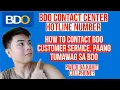 PAANO TUMAWAG SA BDO CONTACT CENTER HOW TO CALL BDO CUSTOMER SERVICE PAANO TUMAWAG SA BDO UNIBANK