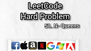 51 N-Queens LeetCode Hard Problem Backtracking Latest Amazon Interview Question