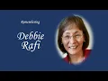 Memorial Service for Debbie Rafi on January 27th at 1 00 pm